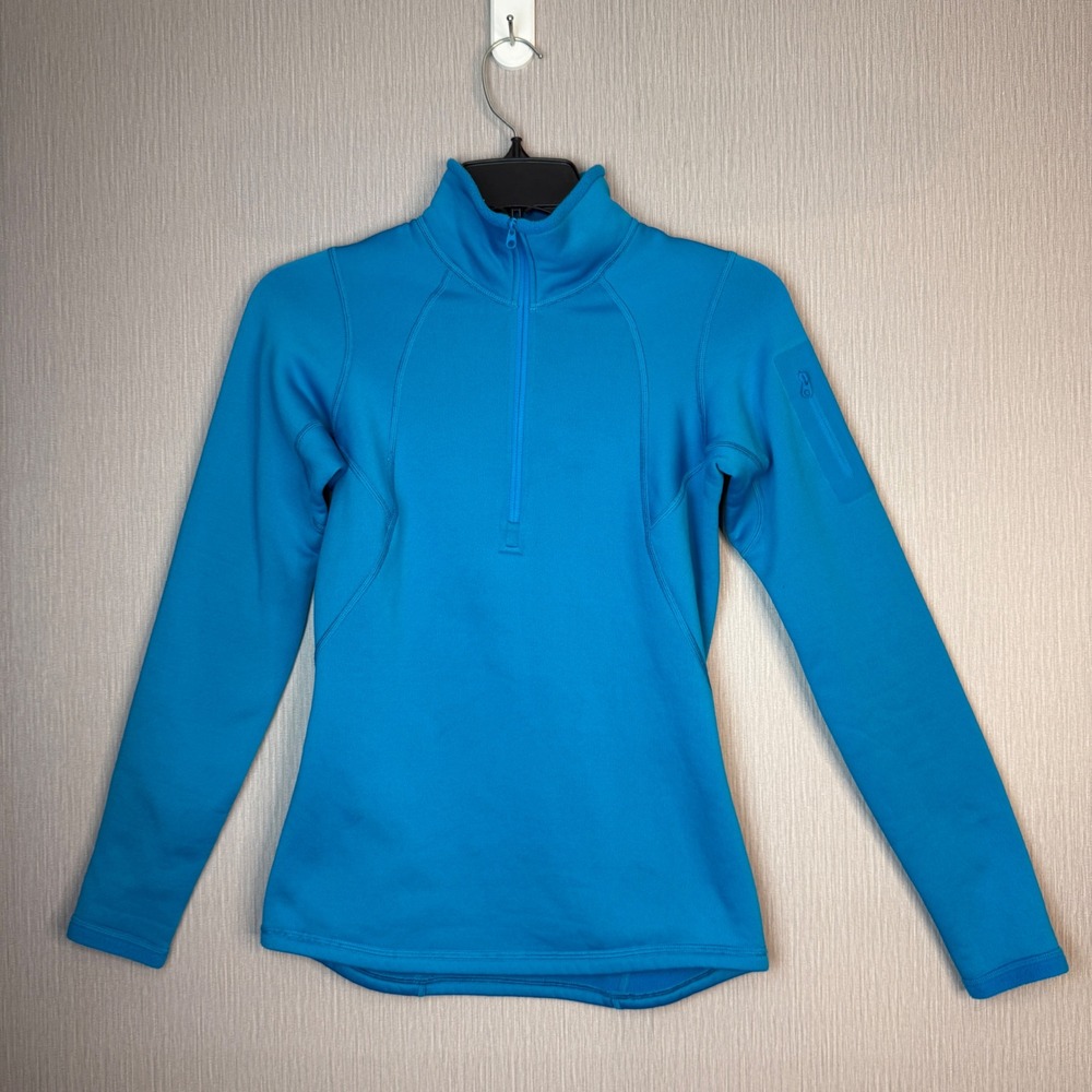 ARC'TERYX Women's Rho AR Zip Neck Fleecepullover Blue Size XS